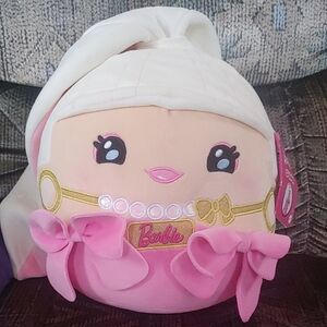 Barbie Cream and Pink Plush Doll